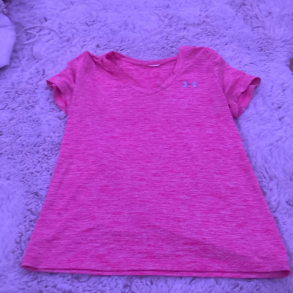 Under Armour Pink Short Sleeve Tee